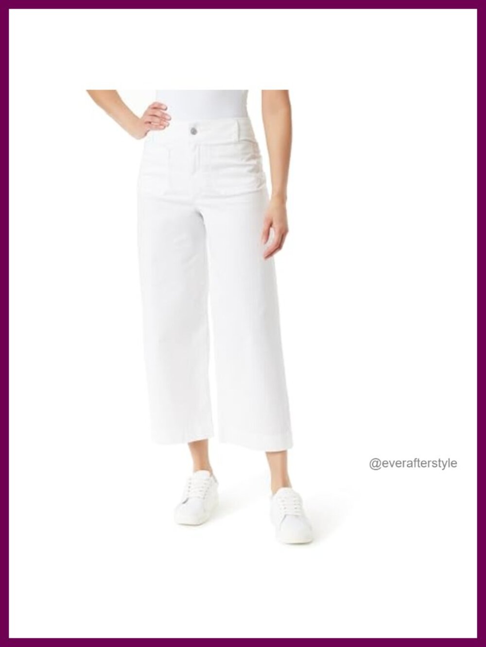 Tummy Sculpt High Rise Wide Leg Crop Pants